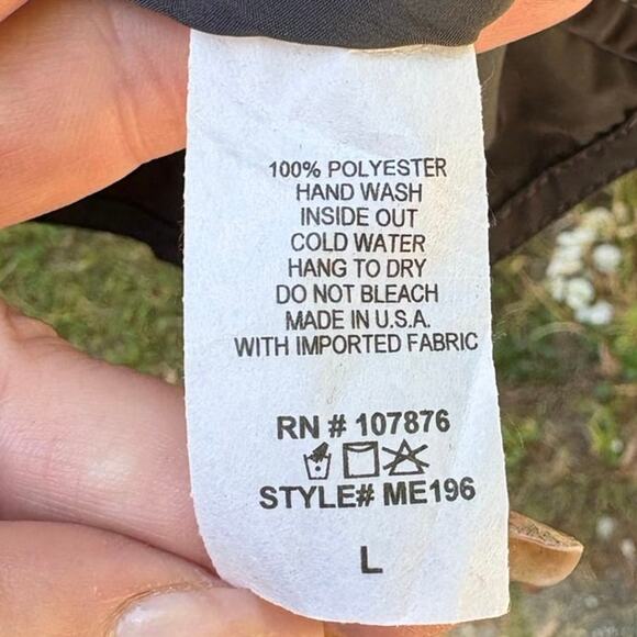 SUN KIM Sydney Parachute Ruched Lightweight Jacket L Gray Zipper Accent Goth - Picture 6 of 8